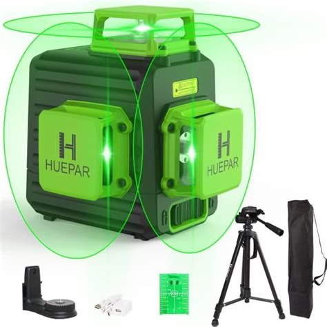 Niveau Laser Huepar 3 X 360 Niveau Laser Croix Vert Laser Level Auto