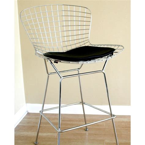 Wholesale Interiors® Bertoia Style Wire Bar Stool 168138 Kitchen