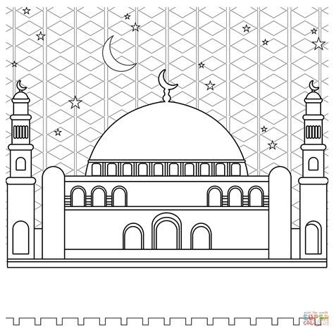 Coloriage Mosquée Coloriages à imprimer gratuits