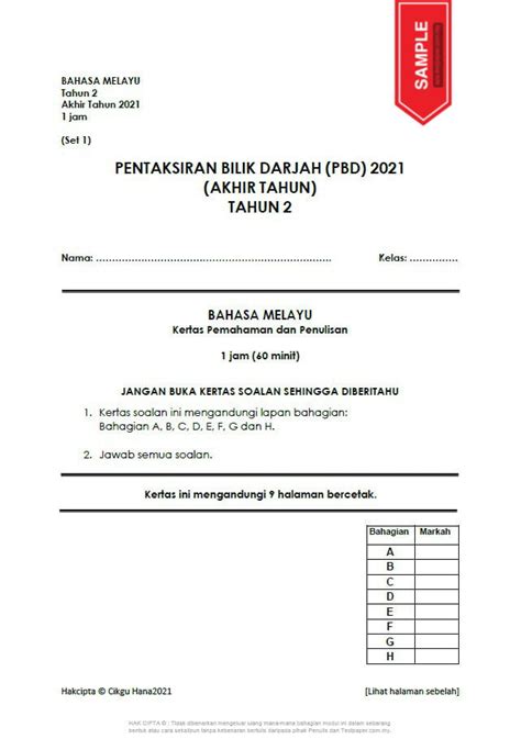 Set Kertas Pbd Tahun Modul Akhir Tahun Dlp Dan Bonus Format