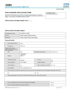 What Does An Nhs Reference Request Look Like Fill Online Printable