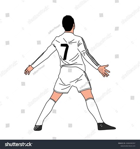 Ronaldo Celebration Over Royalty Free Licensable Stock