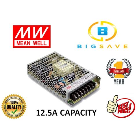 Meanwell Lrs 150 12 Centralised 12vdc Switching Power Supply Shopee Malaysia