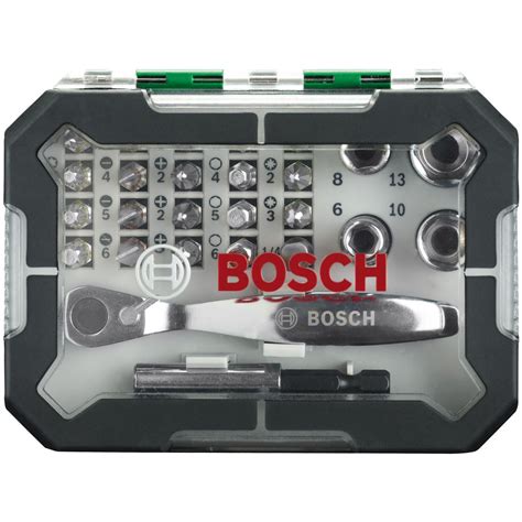 Bosch Schrauberbit Und Ratschen Set Tlg Steckschl Ssel