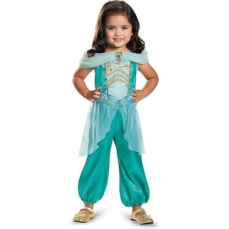 アラジン ジャスミン ディズニープリンセス Disney Jasmine Aladdin Deluxe Girls Costume Teal