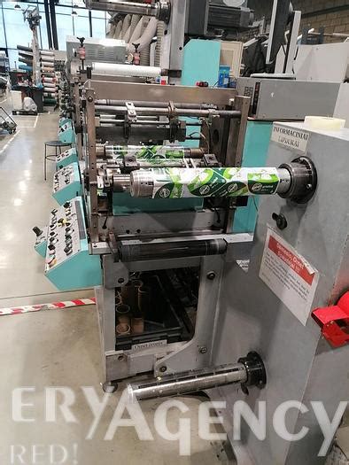 Used Sold 1999 OMET MultiFlex 420 LB 6 Colors Flexo Printing At