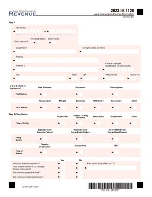 Form Ia Dor A Fill Online Printable Fillable Blank Pdffiller