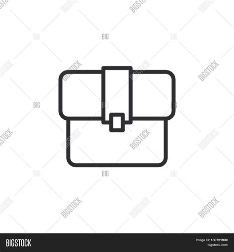 Briefcase Line Icon Vector Photo Free Trial Bigstock