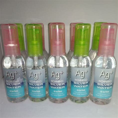 Jual Ionic Silver Ag Ion Perak Spray 60 Ml Suplemen Alami