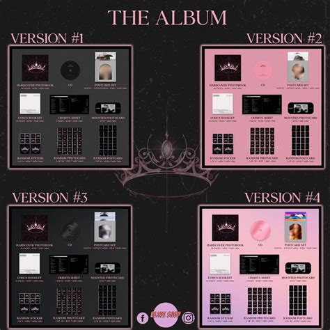 Blackpink 1st Full Album [the Album] 首張正規專輯 韓國進口版 一般版 Ver 4 書籍、休閒與