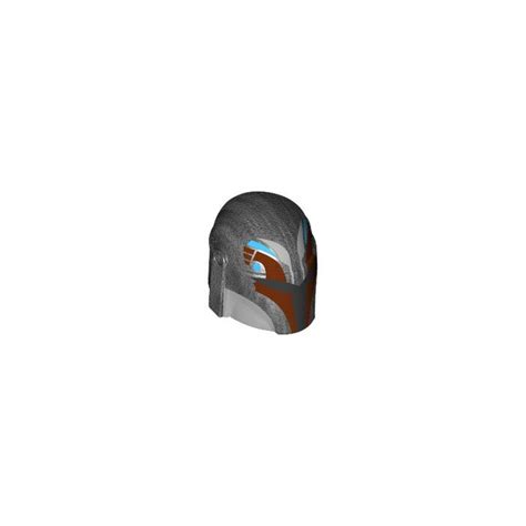 Lego Helmet With Sides Holes With Sabine Wren Dark Red