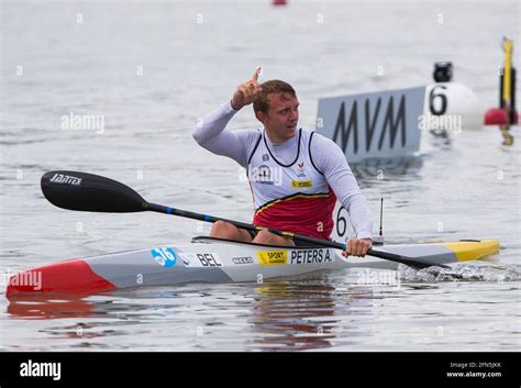 Belgian Kayaker Artuur Peters Pictured In Action During The K Men