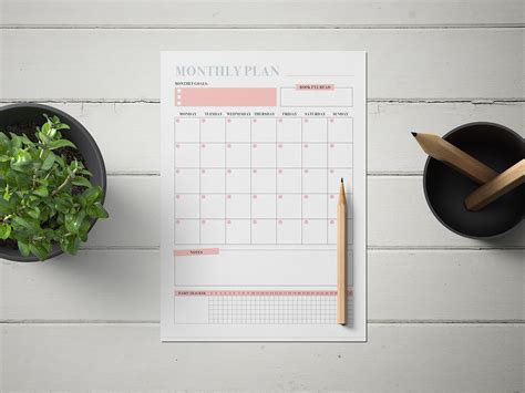 Buy Innaxa Desktop Monthly Planner Tear Off Organiser Notepad Monthly