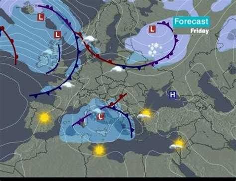 Europe Weather Map ~ ONEIROITAN1