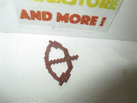 Lego 1x Minifigure Bow With Arrow Pixelated Minecraft 18792 Reddish Brown Ebay