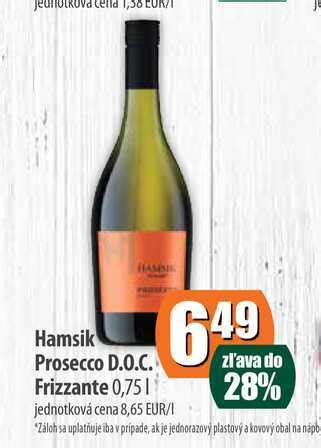 Villa Caste Prosecco D O C 0 75 L V Akcii Zlacnene Sk