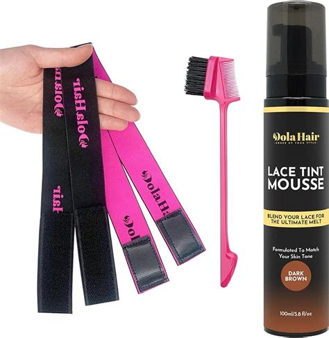 Dolahair Lace Tint Mousse For Wigs Melt Wig Tint Spray Foam Melting Hair Mousse For Lace Wigs