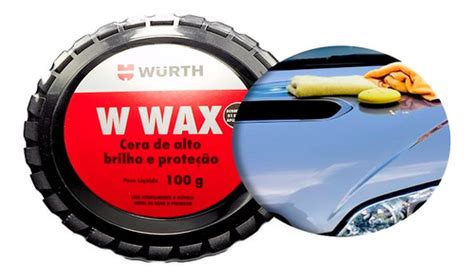 Cera Cristalizadora Carro Moto Alto Brilho Wurth W Wax Parcelamento