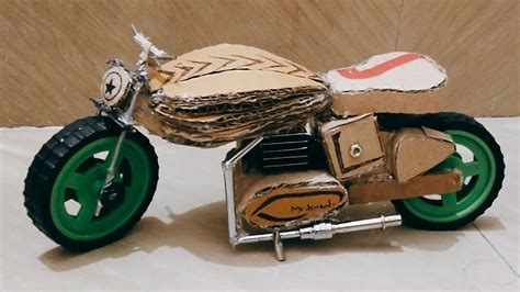 How To Make Cardboard Motorcycle Made By Electrical Bro Youtube