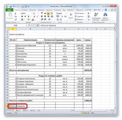 Как написать смету Excel Блог о рисовании и уроках фотошопа