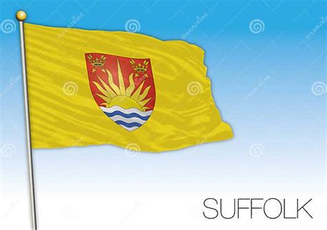 Suffolk Regional Flag, United Kingdom, County of UK Stock Vector ...