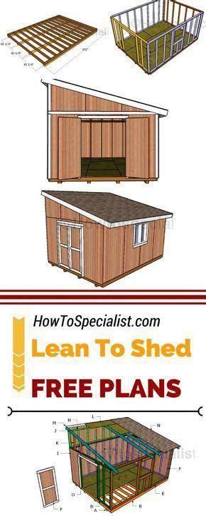 Lean To Shed Plans, Wood Shed Plans, Shed Building Plans, Building A ...