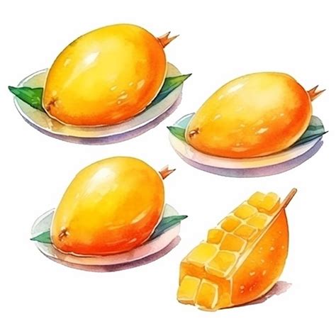 Vector De Pasteles Deliciosos Conjunto De Frutas Y Pasteles Vector De