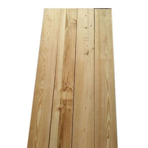 14 Feet Rectangular Pine Wood Plank Thickness 17mm Matte At Rs 1320