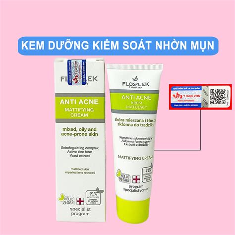 Mua Kem Dưỡng Floslek Anti Acne Mattifying Cream 50ml