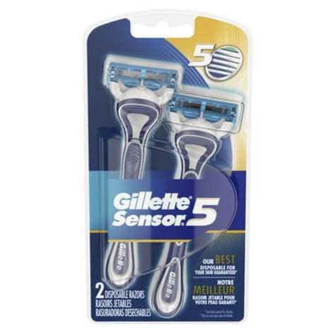 Gillette Sensor5 Comfort Mens Disposable Razors Pack Of 4 4 Pack