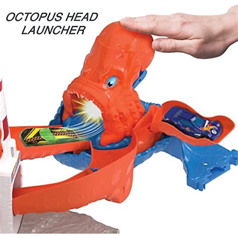 Hot Wheels Octopus Invasion Track Set Exciting Fun