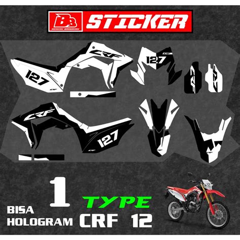 Jual Sticker Premium Setiker Decal Crf L Minimalis Fullbody Dekal