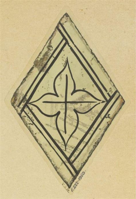 Record Drawing Of Stained Glass Francis Walter Skeat V A Explore