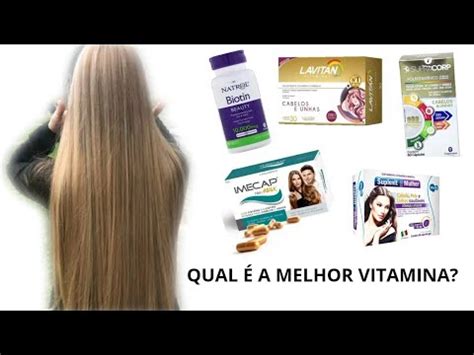 QUAL A MELHOR VITAMINA PRA FAZER O CABELO CRESCER YouTube