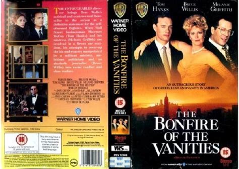 Vhs Video The Bonfire Of The Vanities Dvd Dvds