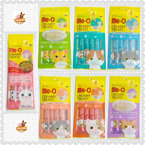 Jual Meo Creamy 60gr Snack Kucing Meo Creamy Meo Creamy Treats 15gr X