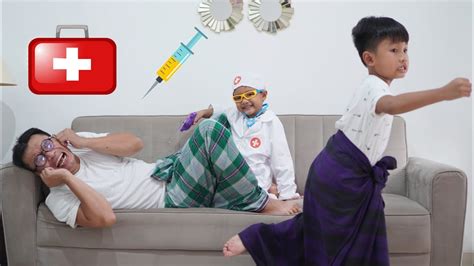 DRAMA DOKTER DOKTERAN DAVIN KABUR TAKUT DI SUNAT Davino Vlog