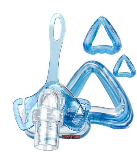 Sleepnet Ascend Blue Airgel Vented Nasal Cpap Bipap Mask With Headgear Fitpack Cpap Store Usa