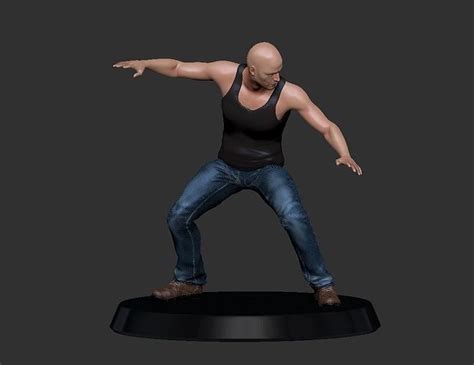 Read The Full Title3D Printable Naked Man In A Superhero Pose 3D Model