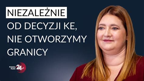 Anna Gembicka rząd Polski ma w sprawie produktów z Ukrainy twarde