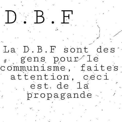 An Old Black And White Photo With The Words D B F Written In French On It