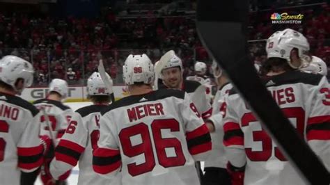 Timo Meier Scores In Shootout Devils Beat Capitals 3 2 Abc7 New York