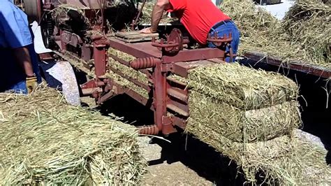 Baling Hay The Old Fashioned Way Youtube