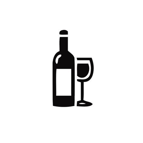 Wine Bottle Svg Glass Svg Popular Svg Cricut Clipart - Etsy