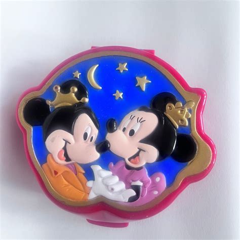 Polly Pocket Disney Playcase With Mickey And Minnie Mouse Etsy