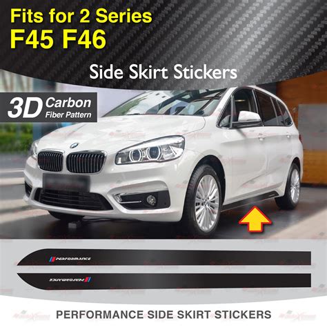 Performance Sport Side Skirt Stripes 3d Carbon Pattern Vinyl Etsy