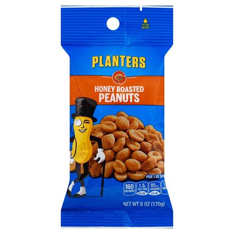 Planters Honey Roasted Peanuts Big Bag Oz Midwest Distribution