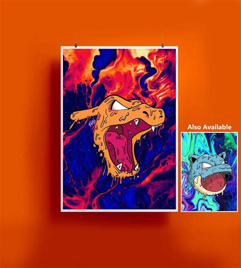 Charizard Charizard Poster Pokemon Art Wall Art Wall Decor Pop Art ...