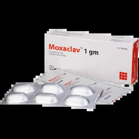 Moxaclav 1gm Tablet View Uses Side Effects Generic Price Osudpotro