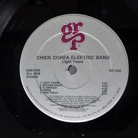 Yahoo オークション 米 CHICK COREA ELEKTRIC BAND LIGHT YEARS GRP